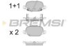 BREMSI BP3550 Brake Pad Set, disc brake